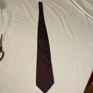 Dolce & Gabbana Dark Red Patterned Tie